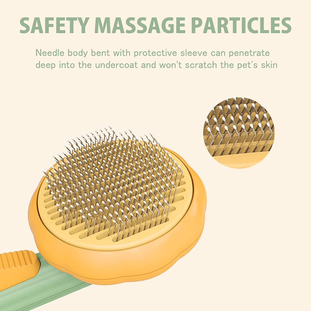 Easy-to-clean hair brush