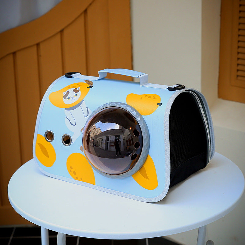 Pet Travel Bag – Luxury Capsule Carrier - Great For Outdoor Excursions