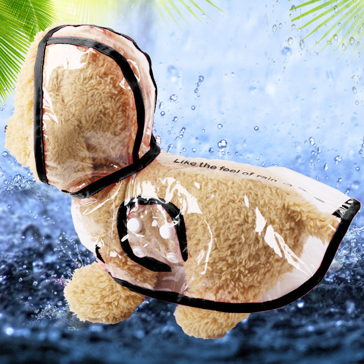 See-Through Pet Waterproof Raincoat
