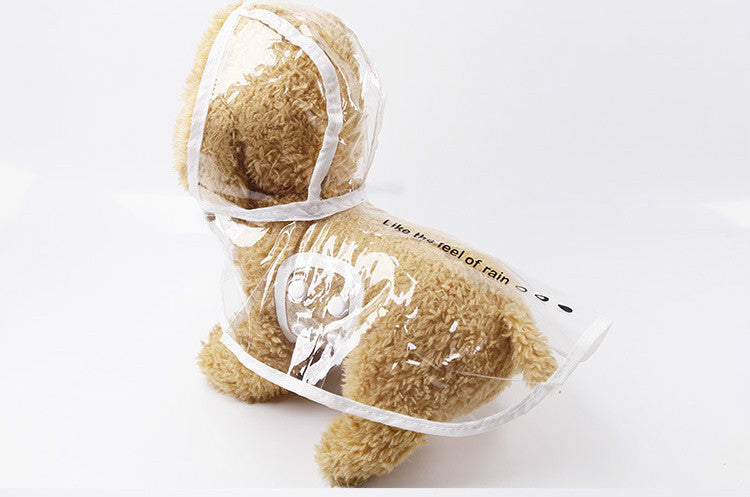 See-Through Pet Waterproof Raincoat