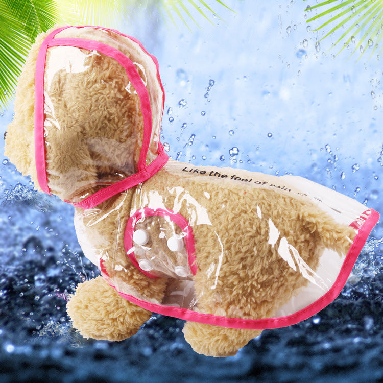 See-Through Pet Waterproof Raincoat