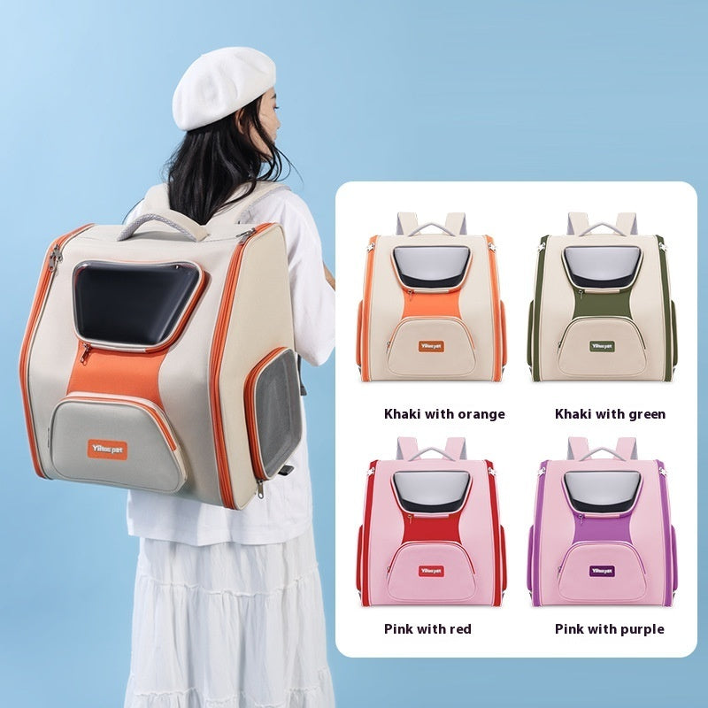 Panoramic Pet Trolley Carrier – Travel in Comfort