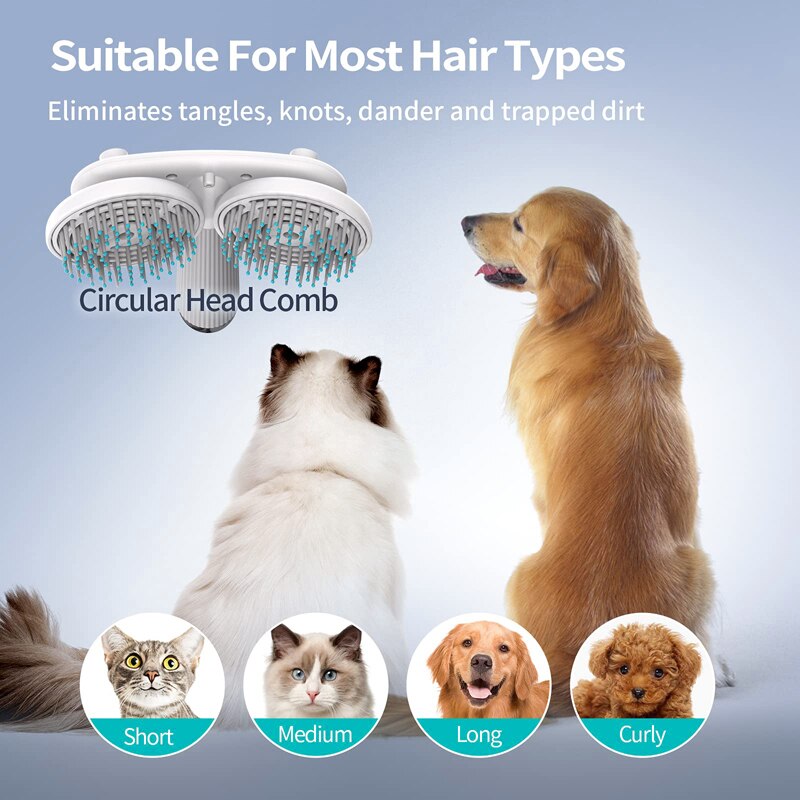 Two-for-One Pet Hair brush