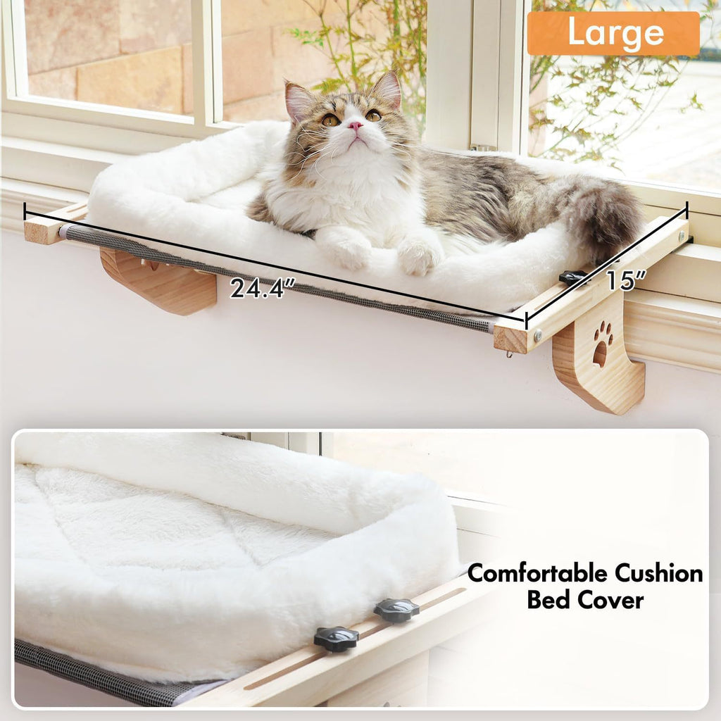 Wooden Cat Window Hammock