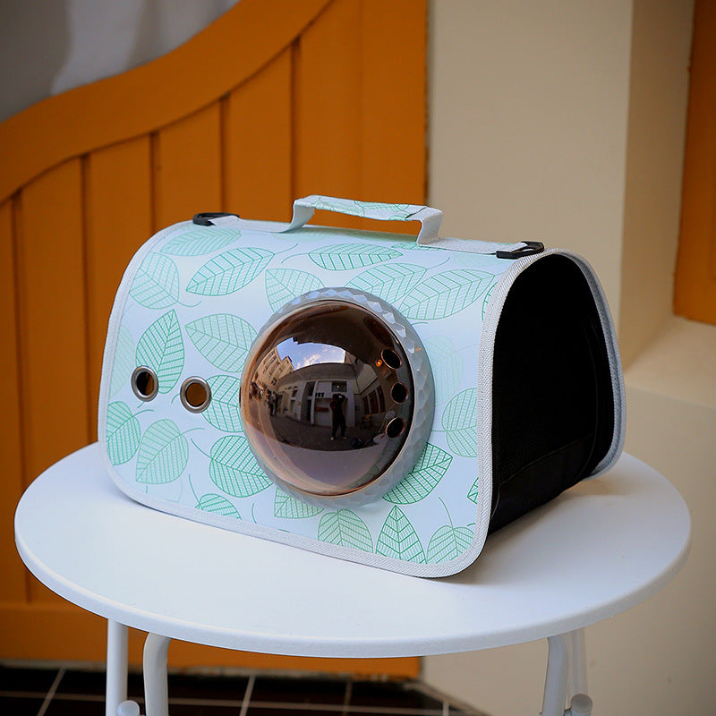 Pet Travel Bag – Luxury Capsule Carrier - Great For Outdoor Excursions