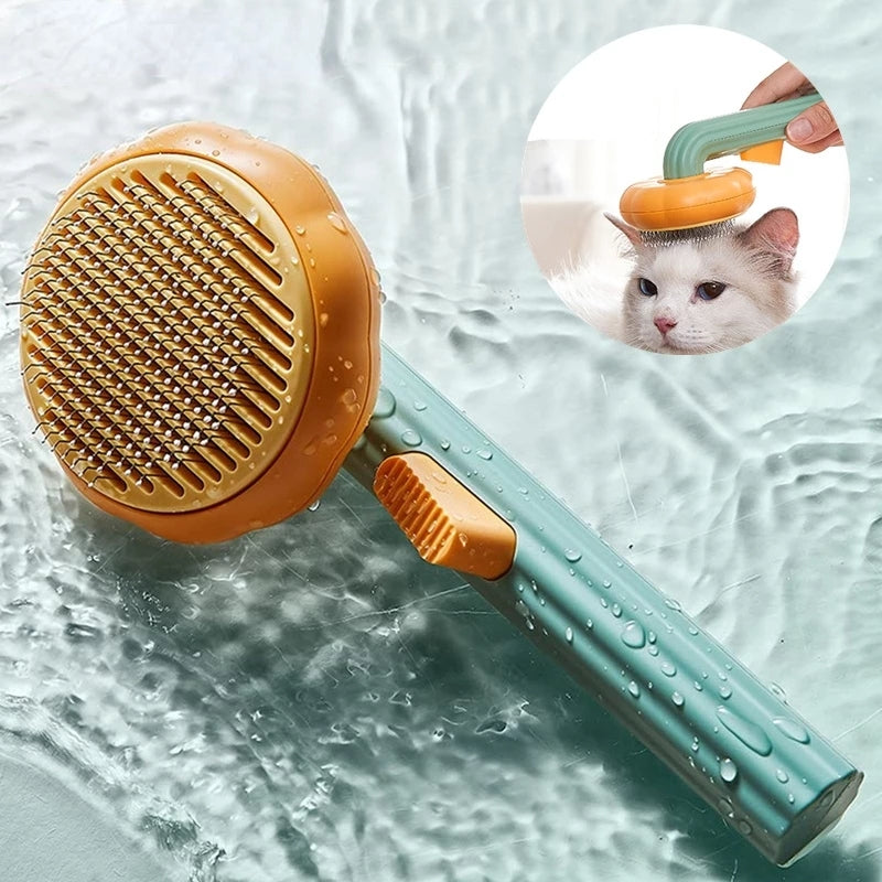 Easy-to-clean hair brush