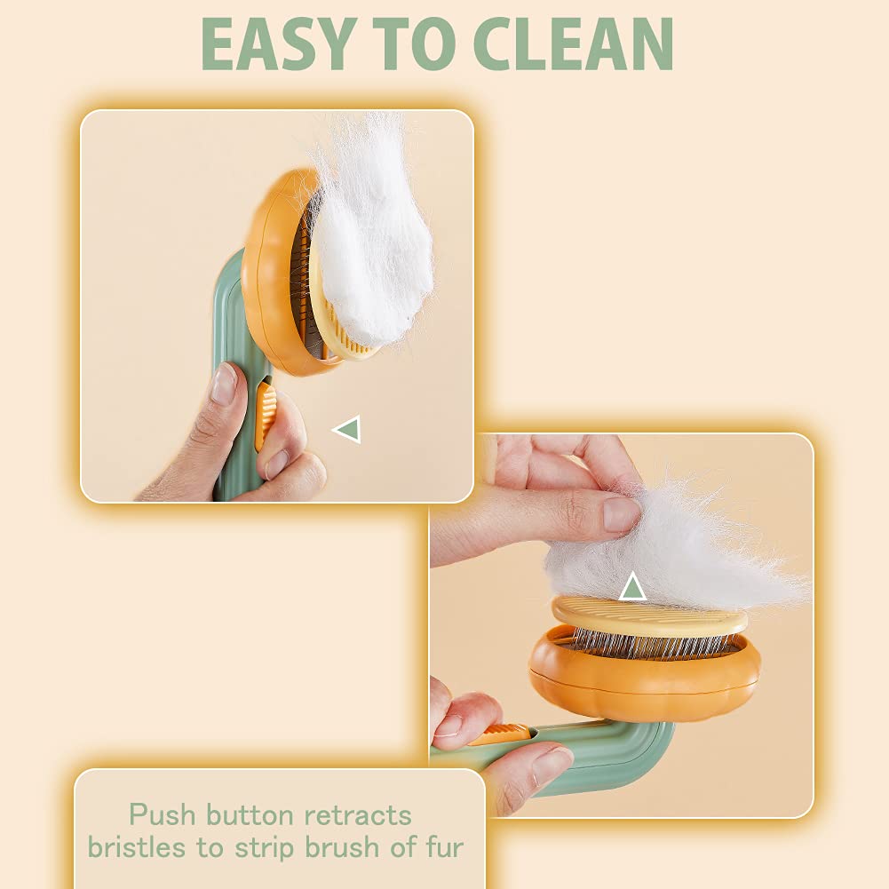 Easy-to-clean hair brush