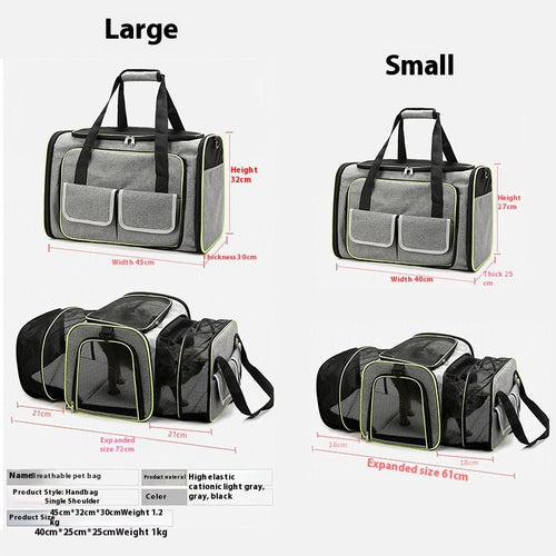 Breathable Extendable Pet Bag