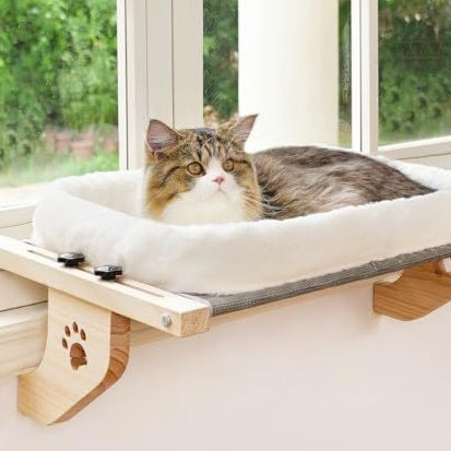 Wooden Cat Window Hammock