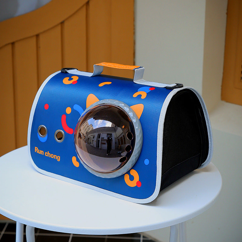 Pet Travel Bag – Luxury Capsule Carrier - Great For Outdoor Excursions